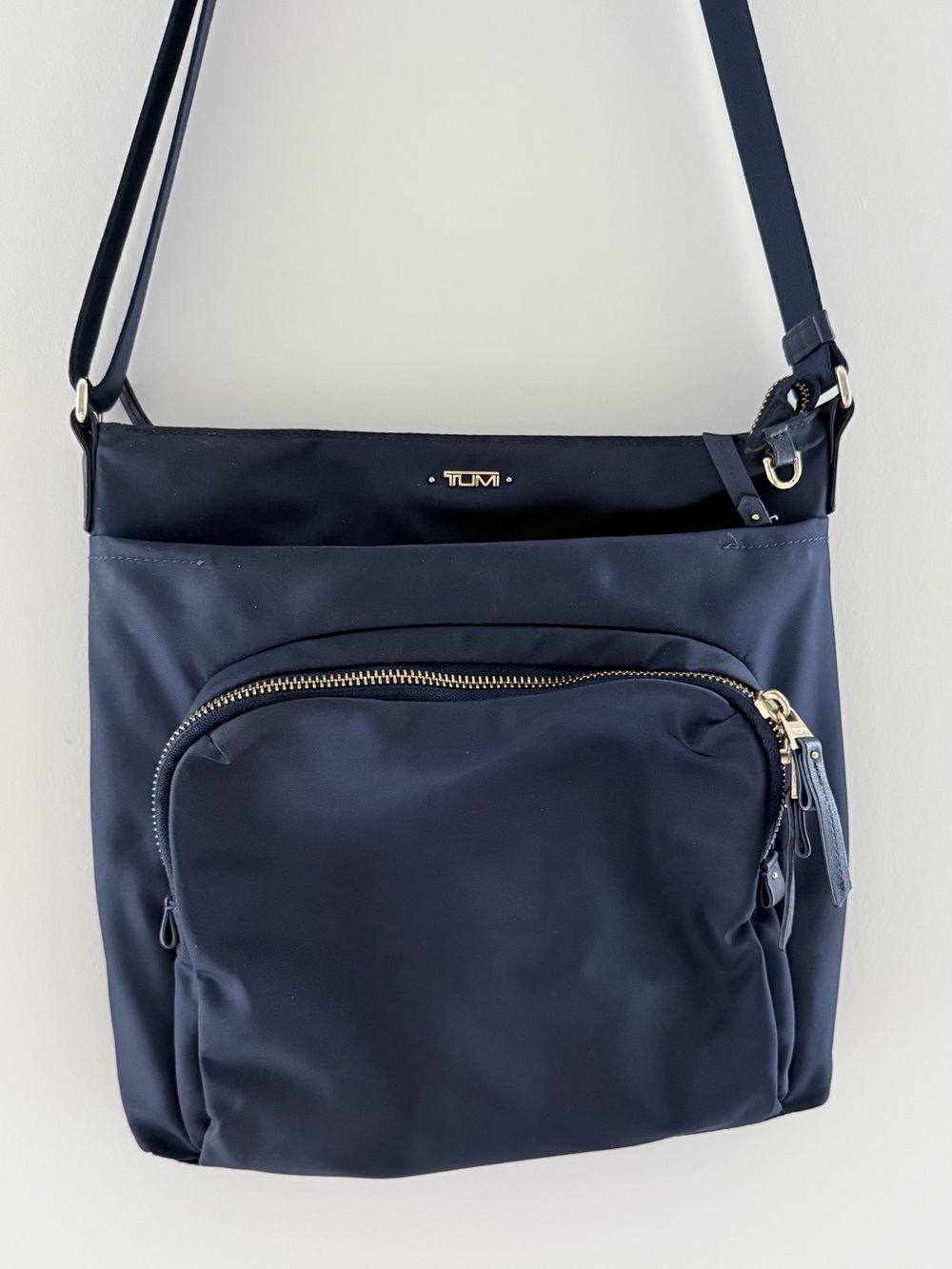 Tumi Navy Blue Crossbody Shoulder Bag